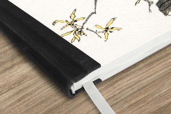 Carnet - Cahier d'écriture - Vogel - Arbre - Rétro - Japonais - Scandinave - Carnet - Format A5 - Bloc-notes