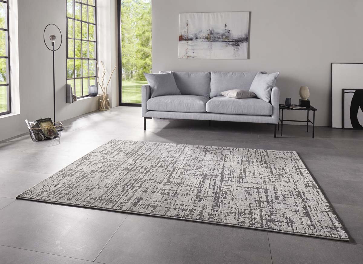 Design vloerkleed Gemme ELLE - grijs 133x195 cm