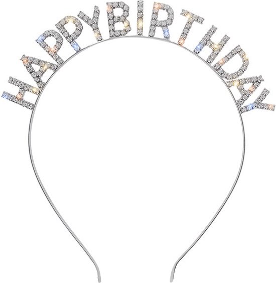 Verjaardagskroon - Verjaardagshoed - Verjaardagsmuts - Happy Birthday Hoed Diadeem