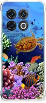 Silicone Back Cover OnePlus 10 Pro Smartphone hoesje met doorzichtige rand Vissen