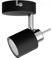 Philips Meranti opbouwspot - 1-lichts - zwart