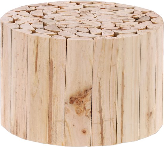plantenkruk hout - 30 cm - tot 65 kg - rond - plantenstandaard