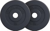 Gorilla Sports Gewichtsschijven - Olympisch - Halterschijf - 2 x 10 kg - Kunststof - 50 mm