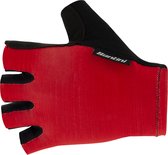 Santini Cubo Cycling Gloves ROOD - Maat M