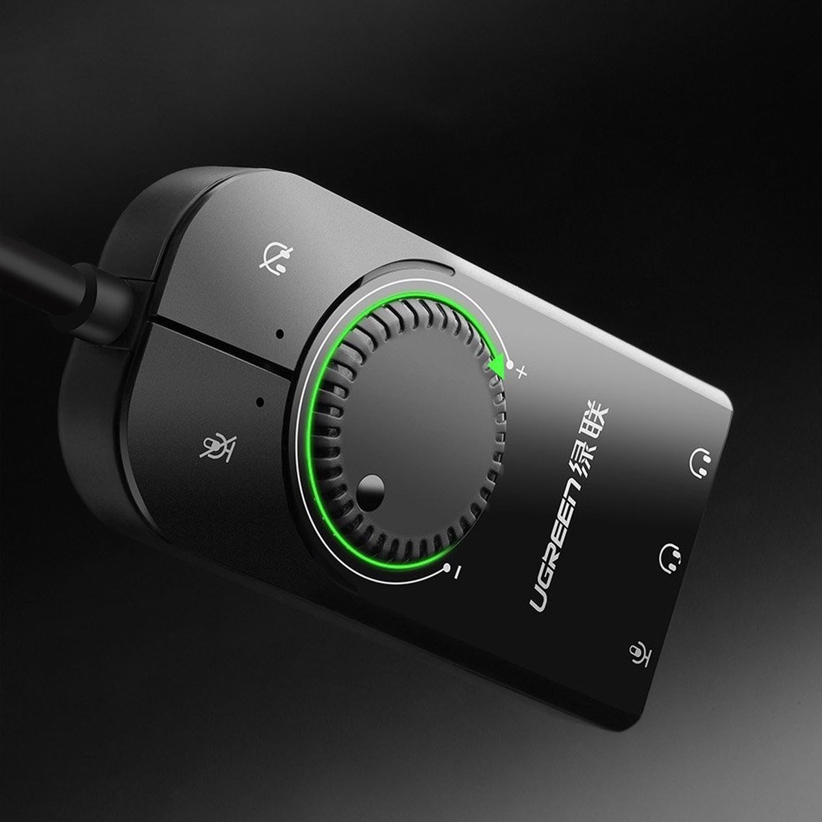 Ugreen - USB-A - External Stereo Sound Adapter with Microphone input.