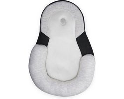 Product: Deryan Ergonomisch Babykussen met Afneembare Hoes - Tegen plat achterhoofd - Hoofdkussen - Traagschuim kussen - Memory foam - Baby Steunkussen - Kraamcadeau, van het merk 