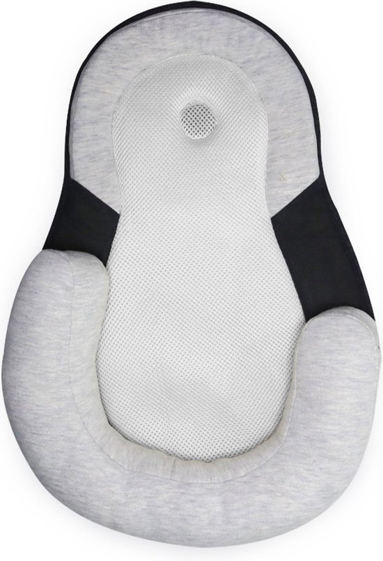 Foto: Deryan ergonomisch babykussen met afneembare hoes tegen plat achterhoofd hoofdkussen traagschuim kussen memory foam baby steunkussen kraamcadeau