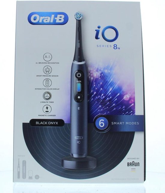Oral-B iO 8n - Elektrische Tandenborstel - Zwart - Oral B
