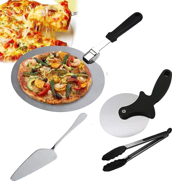 Gozney Pizzasnijder | Professionele Pizza snijder met Houten Handvat