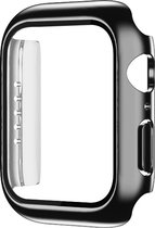 Screenprotector watch case - hoesje - geschikt voor Apple Watch Series 7 en 8 - 45 mm - zwart