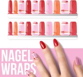 By Emily - Nagel wrap - Sweet Bars | 20 stickers | Nail wrap | Nail art | Trendy | Design | Nagellakvrij | Eenvoudig | Nagel wrap | Nagel stickers | Folie | Zelfklevend | Sjablonen