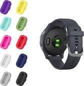 Bouchon anti-poussière kwmobile 10x pour Garmin Venu / Forerunner / Vivomove / Fenix - Bouchon anti-poussière pour port de charge - Couvercle multicolore