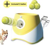 Livewell Oplaadbare Automatische  Ballenwerper voor Honden - Voor binnen en buiten - 3, 6 en 9 Meter - Honden speelgoed - Ball launcher - Ballen schieter - Tennisballen - Draadloos