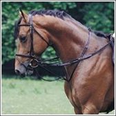 910 HB Thiedemann Teugel - Zwart - Pony