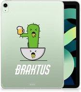 Hoesje iPad Air (2020/2022) 10.9 inch Leuk Case Braktus met transparant zijkanten