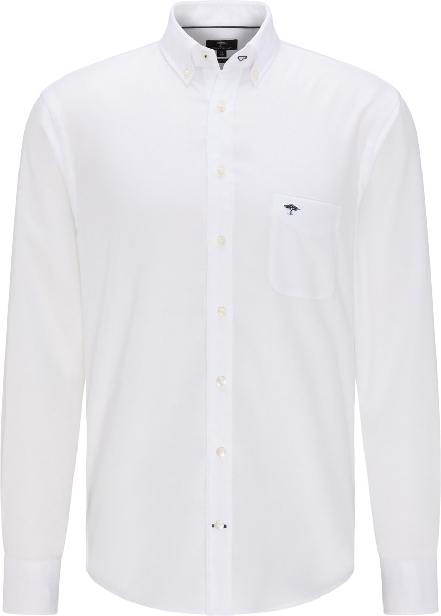 Fynch-Hatton Lange mouw Overhemd - 10005500 Wit (Maat: M)