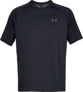 Under Armour UA Tech 2.0 SS Tee-BLK Heren Sportshirt - Zwart - Graphite