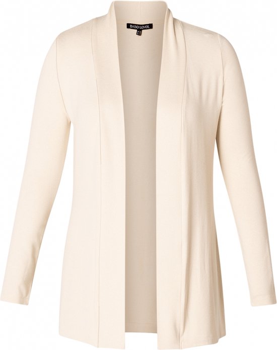 BASE LEVEL CURVY Cardigan Ayla - Beige clair - taille 3(52)