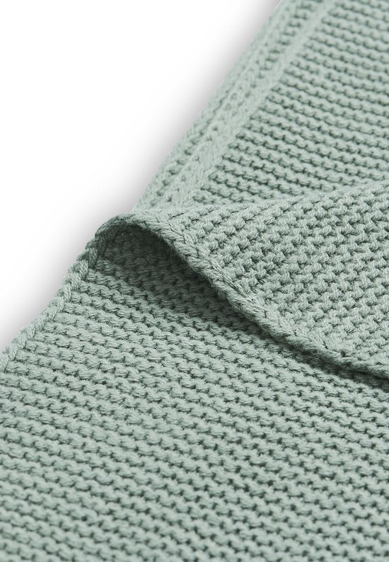 Jollein Baby Deken Ledikant 100x150cm - Basic Knit - Forest Green