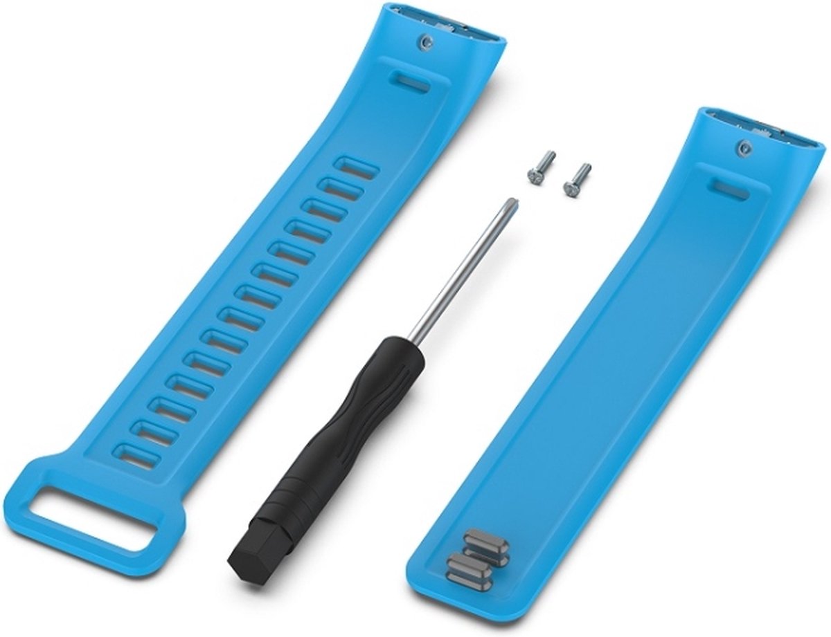 Siliconen bandje - geschikt voor Huawei Band 2 / Band 2 Pro - blauw