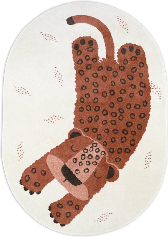 Nattiot - Vloerkleed Kleo Sienna Voor Kinderkamer - Tapijt 120 x 170 cm