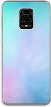 Case Company® - Hoesje geschikt voor Xiaomi Redmi Note 9 Pro hoesje - Mist pastel - Soft Cover Telefoonhoesje - Bescherming aan alle Kanten en Schermrand