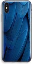 Case Company® - Hoesje geschikt voor iPhone XS Max hoesje - Pauw - Soft Cover Telefoonhoesje - Bescherming aan alle Kanten en Schermrand