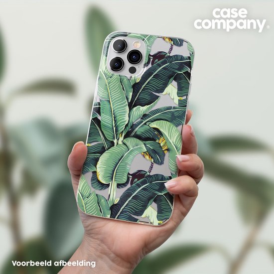 Case Company® - Coque iPhone 13 Pro Max - Feuilles de bananier - Coque souple pour téléphone - Protection sur tous les côtés et bord d'écran
