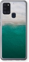 Case Company® - Coque Samsung Galaxy A21s - Stranded - Coque souple pour téléphone - Protection tous côtés et bord d'écran