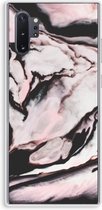 Case Company® - Hoesje geschikt voor Samsung Galaxy Note 10 Plus hoesje - Roze stroom - Soft Cover Telefoonhoesje - Bescherming aan alle Kanten en Schermrand