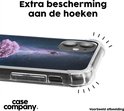 Telefoonhoesje met roze boom in de ruimte, extra bescherming aan de hoeken.