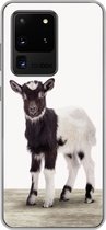 Geschikt voor Samsung Galaxy S20 Ultra hoesje - Geit - Dieren - Kinderen - Jongens - Meisjes - Siliconen Telefoonhoesje