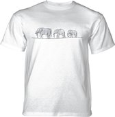 T-shirt Elephant Sketch KIDS M