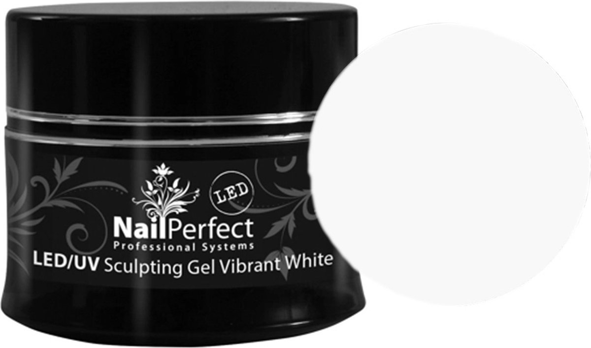Nail Perfect - LED/UV - Sculpting Gel - Vibrant White - 14 gr