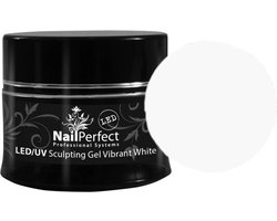 NailPerfect LED/UV Sculpting Gel Vibrant White - 14gr
