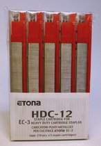 Etona nietjescassette voor EC-3, capaciteit 56 - 80 blad, pak van 5 stuks