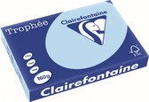 Clairefontaine Trophée Pastel, gekleurd papier, A3, 160 g, 250 vel, blauw 4 stuks