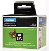 Roll of Labels Dymo 99014 54 x 101 mm LabelWriter™ White Black (6 Units)