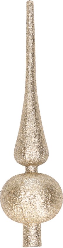Kerstboompiek-  Champagne - Kunststof - 24cm