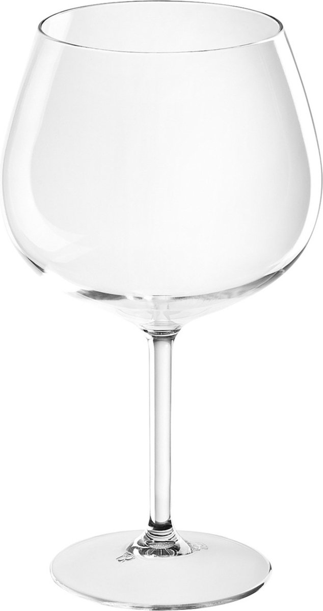 6x Gin tonic ballon glazen transparant 860 ml van onbreekbaar kunststof - Herbruikbaar - Wijnen wijnliefhebbers drinkglazen