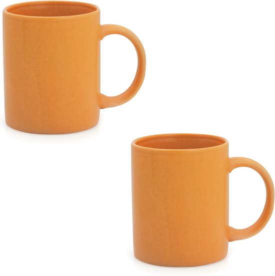 Tasse en émail 501w7 émaillé gobelet/tasse à café tasse de 7 cm orange 