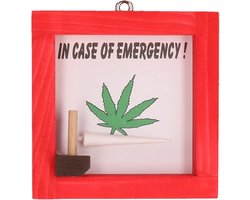 Noodgeval box nep joint 12 cm - Fun en fop artikelen - Emergency box - Stoppen met roken/blowen cadeautje