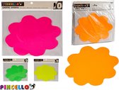 Pincello Knutselpapier Wolk Junior 26 Cm Oranje - roze - groen - geel  - 4 x 10-stuks - 40 stuks