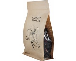 BOTANICA Gedroogde Hibiscus Blaadjes 110 g - 100% natuurlijk - Garnering voor Gin Tonic, Cocktails & Desserts – Premium Kwaliteit