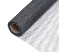 vidaXL - Gaas - 112x500 - cm - glasvezel - grijs