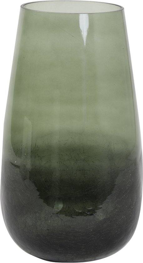 Light&living Vase Ø23x41 cm PERLY verre vert olive