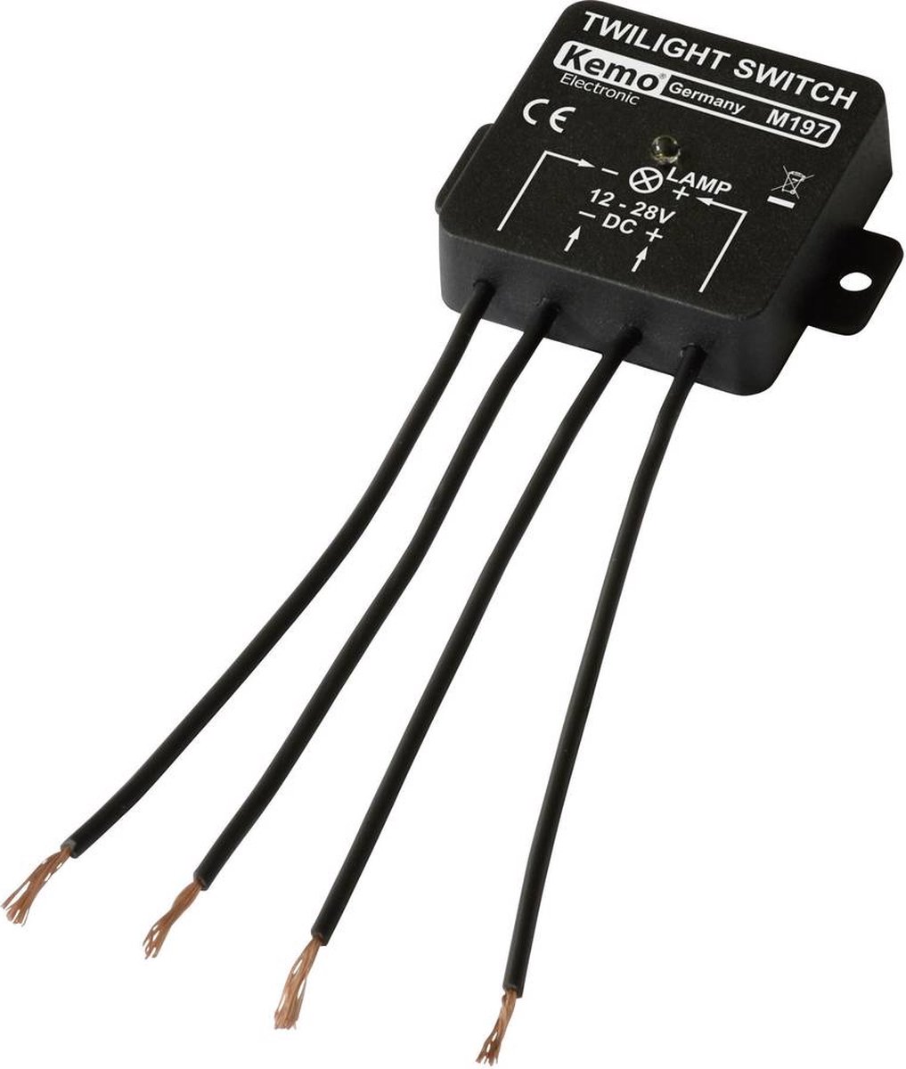 Kemo M197 Schemerschakelaar Module 12 V/DC, 24 V/DC