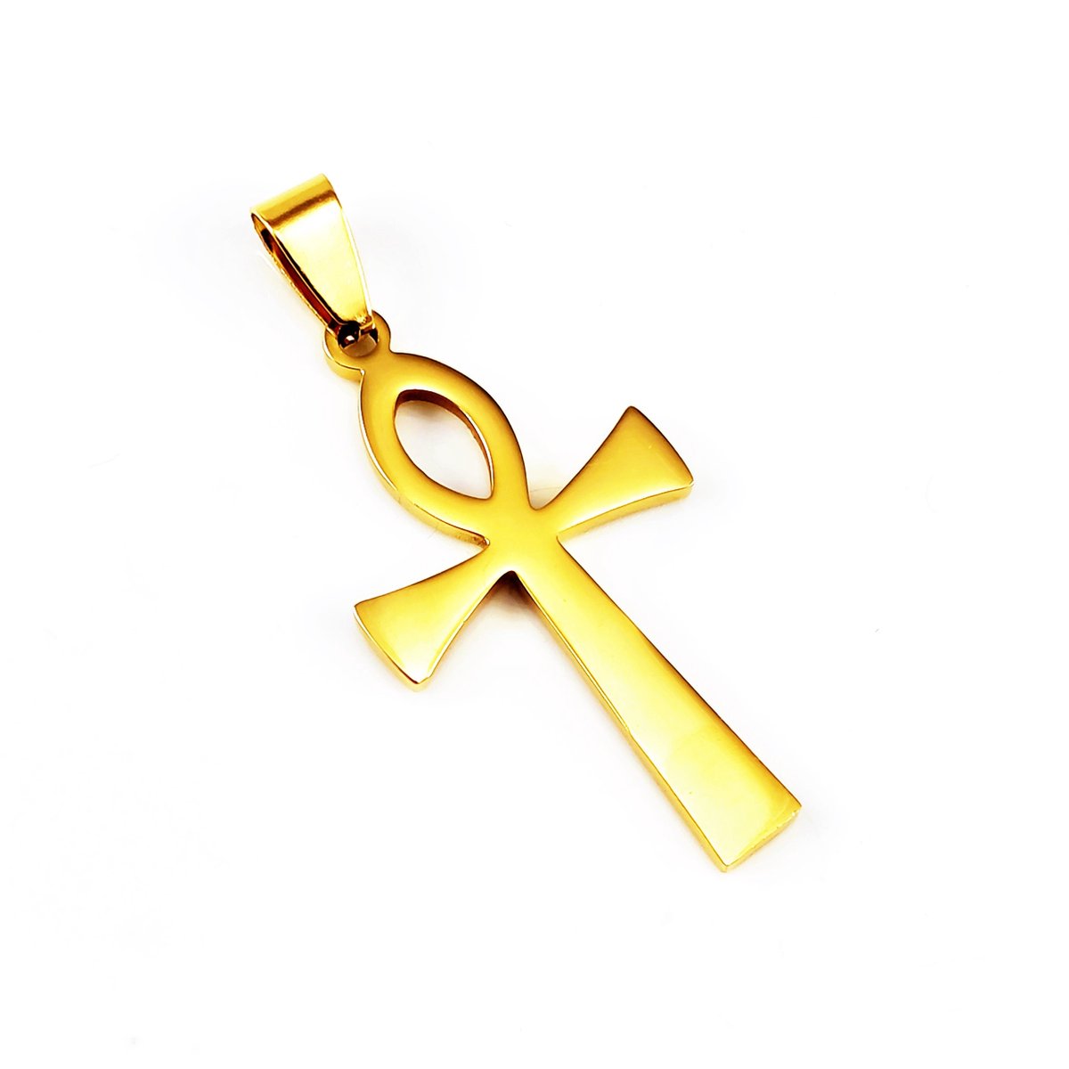 Hanger Ankh Kruis | Goudkleurig | Unisex | 0.67 gr. €103,55 - Juwelier Jos