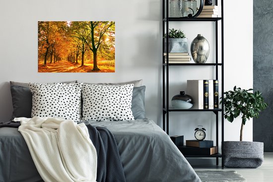 Affiche Forêt - Automne - Saisons - Rural - 90x60 cm