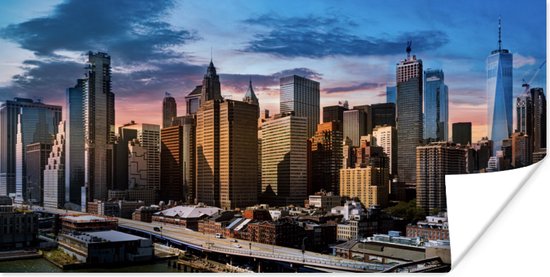 Poster New York - Skyline - Zon